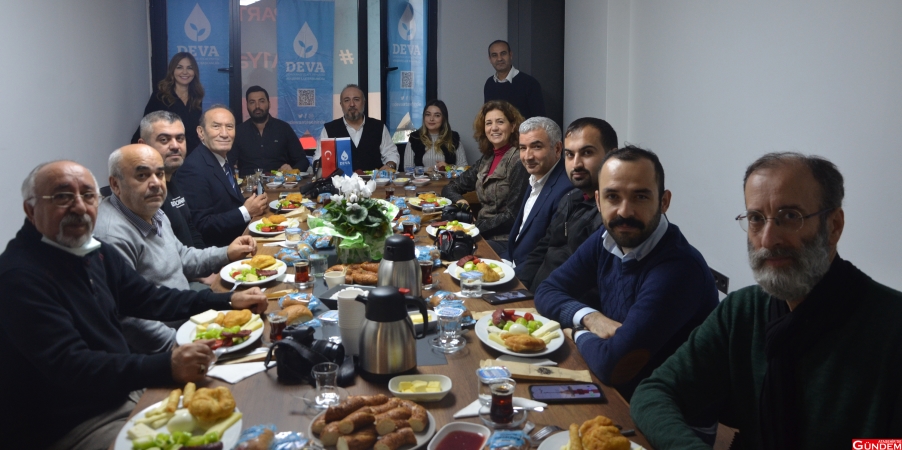 DEVA ATAŞEHİR YEREL BASINLA KAHVALTIDA BİR ARAYA GELDİ himmet kaya Ataşehirde Gündem Deva partisi